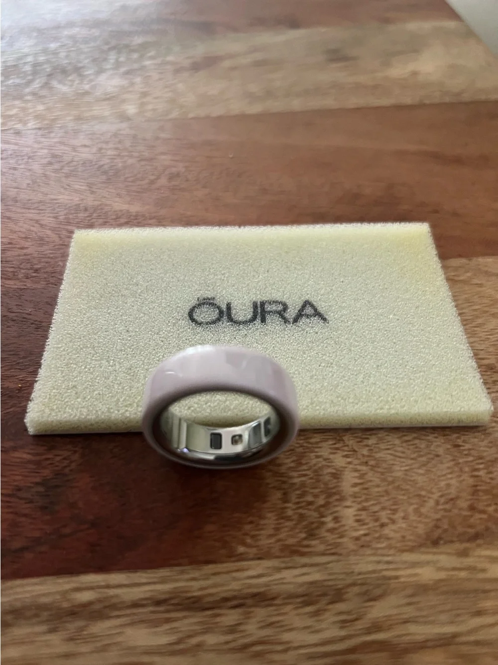 Oura Ring 4 - Ceramic Pink Petal - Size 9